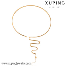 Xuping 2016 Lastest Brass Hard Round Circle Halskette